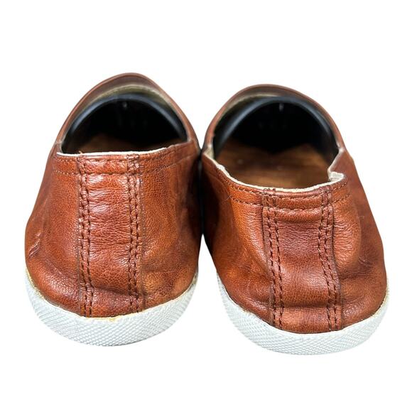Frye Women’s Melanie Brown Leather Slip On Size US 9.5 - Picture 8 of 10